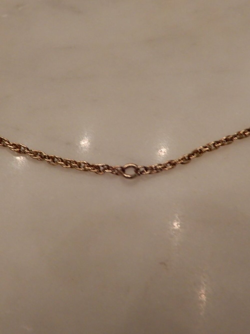 Gold Tone 28 Inch Rope Chain - Picture 5 of 5